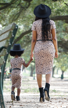 Load image into Gallery viewer, Danielle Mommy + Me Tee Shirt Maxi Dress  MINI (Safari Pebble)
