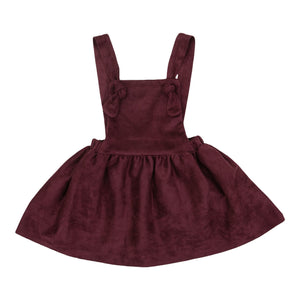 Ava D.Signature Pinafore  "ADSP" (PLUM)